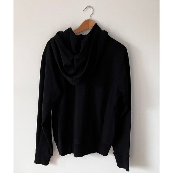 Helmut Lang Black Standard Fine Hoodie Size Men's Medium/ Women's Large - Picture 4 of 8